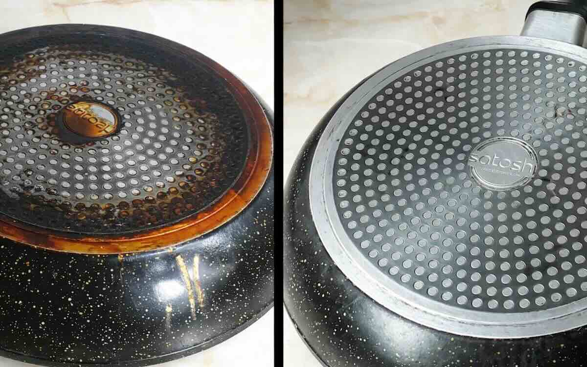 Pfanne sauber bekommst